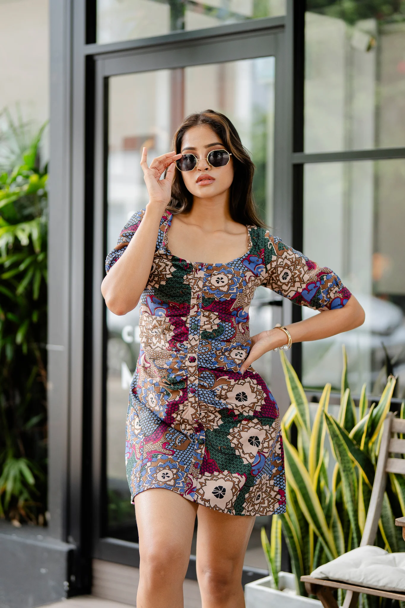 adelaide lk valencia mini button dress (1)