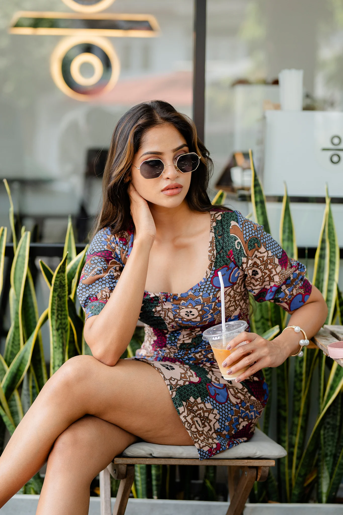 adelaide lk valencia mini button dress