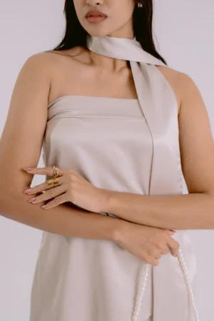 Arden Drape Top with Shawl